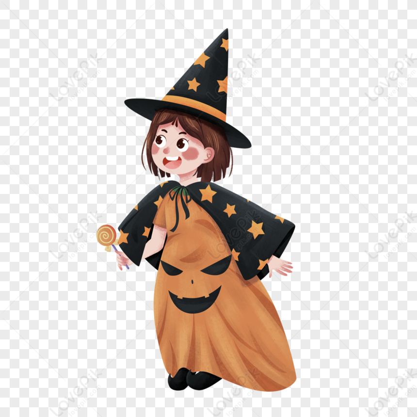 Abóbora Assustadora De Halloween Com Chifres PNG , Ilustração