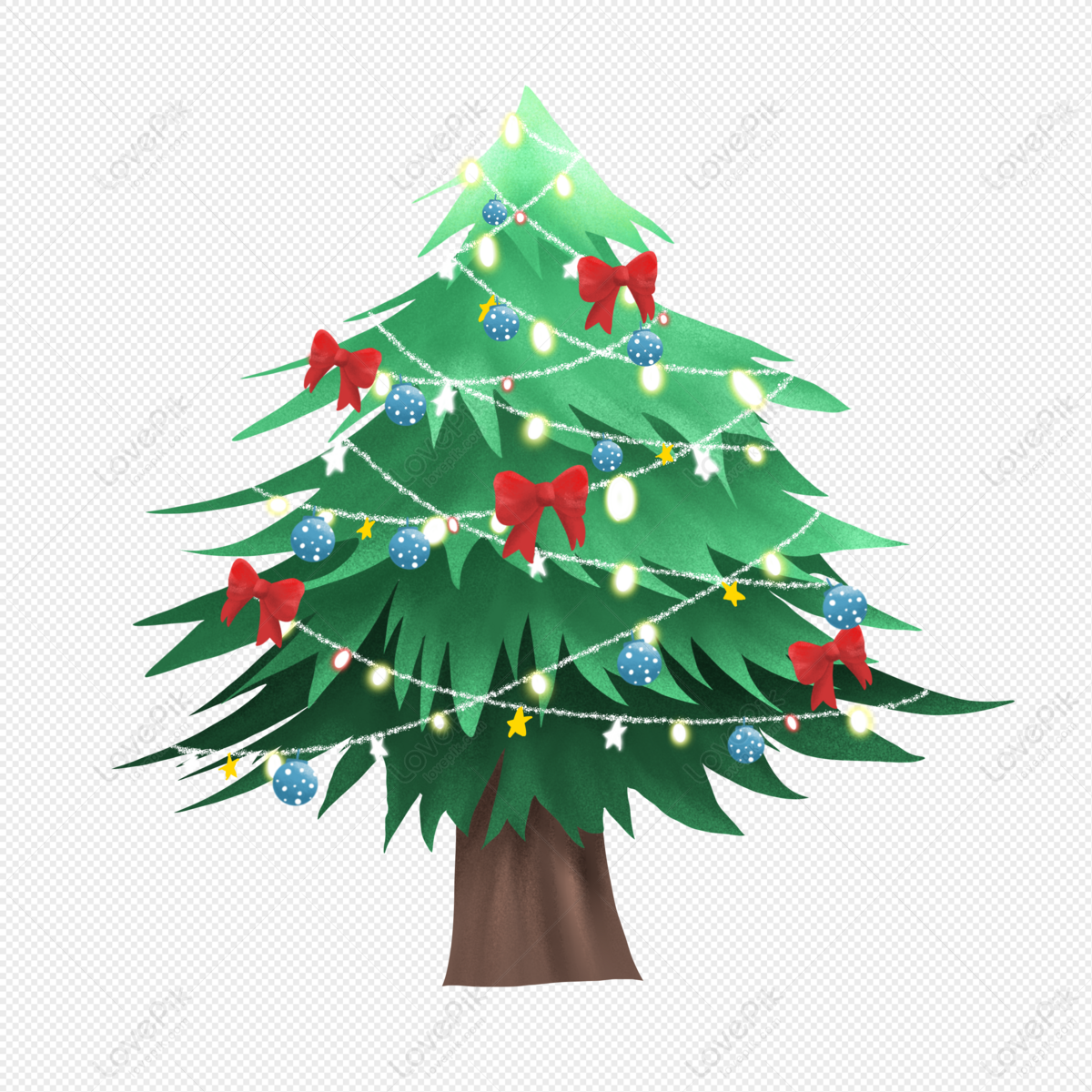 Dibujado A Mano Dibujos Animados Decoración Navideña árbol De Navidad PNG  Imágenes Gratis - Lovepik