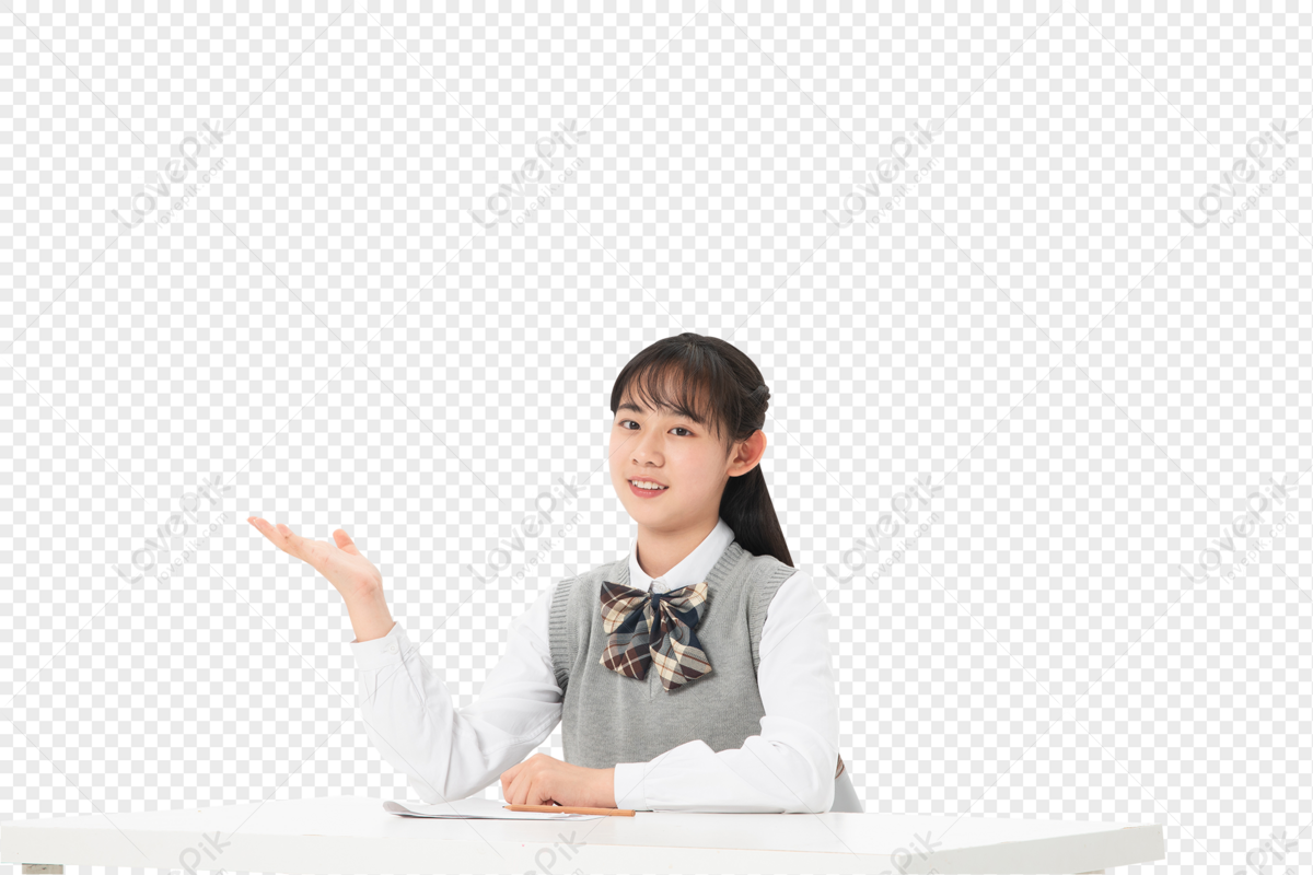 Junior high school girls doing homework in class, Class,  Orientals,  Chinese png image free download