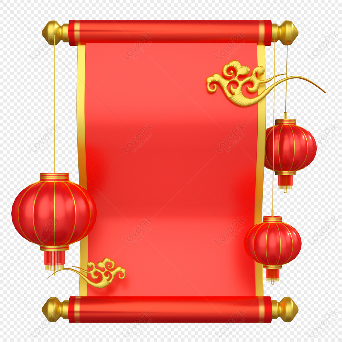 Mid Autumn Festival Scroll Lantern PNG Free Download And Clipart Image For  Free Download - Lovepik | 401794163