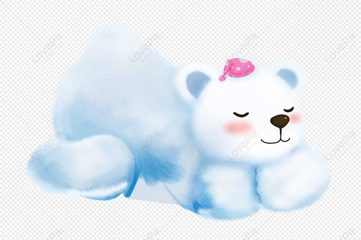 Polar Bear Sleeping On Tummy PNG Hd Transparent Image And Clipart Image For  Free Download - Lovepik | 401796714