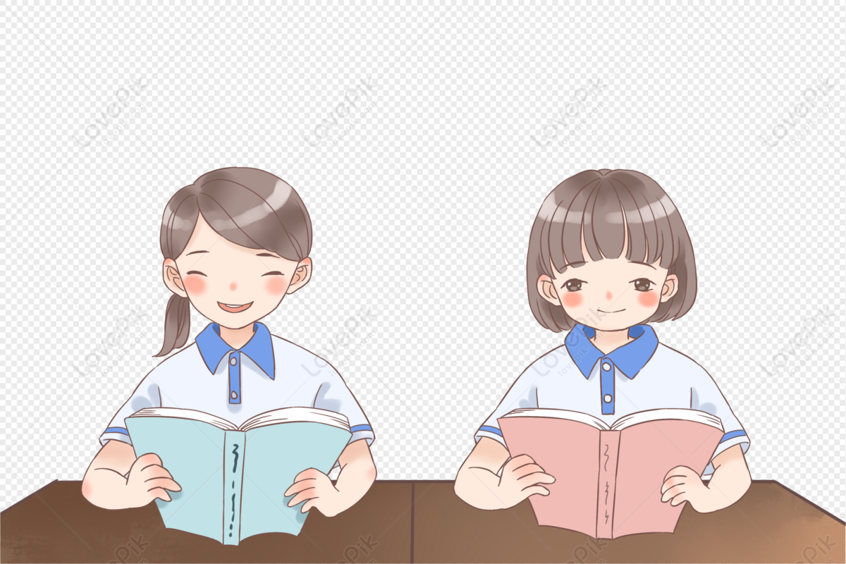 Reviewing students, student, same table, class png transparent background