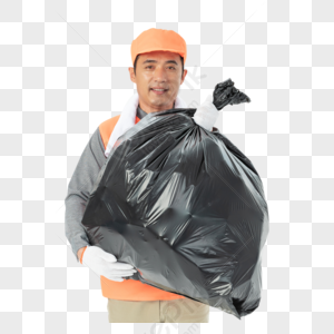 Full Trash Bag Black PNG Images & PSDs for Download