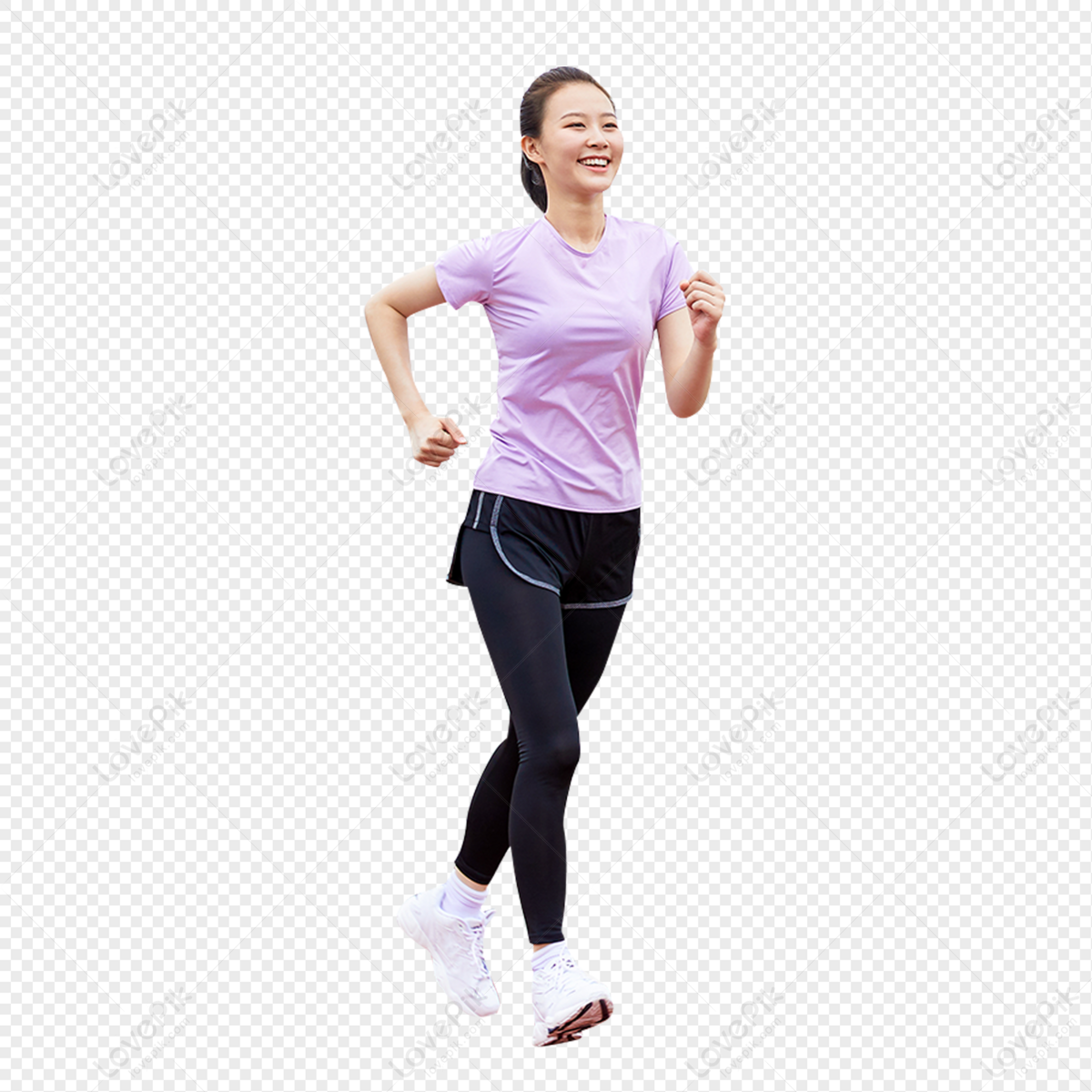 woman running png