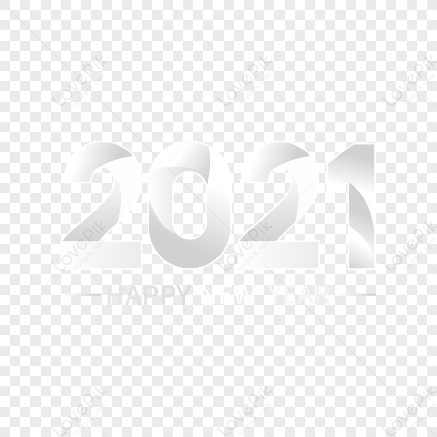 2021 Creative Word, 2021 Silver, Creative, Gradient Free PNG And ...