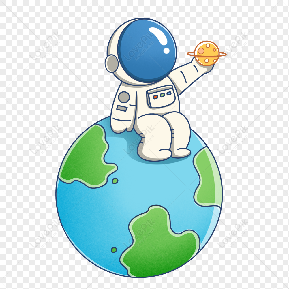 Astronaut Sitting On Earth PNG Transparent Background And Clipart Image For  Free Download - Lovepik | 401917050