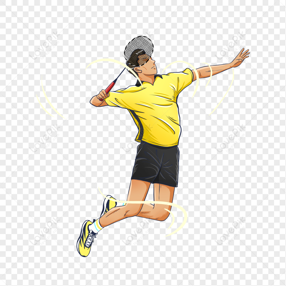 Badminton Cartoons Images, HD Pictures For Free Vectors Download -  