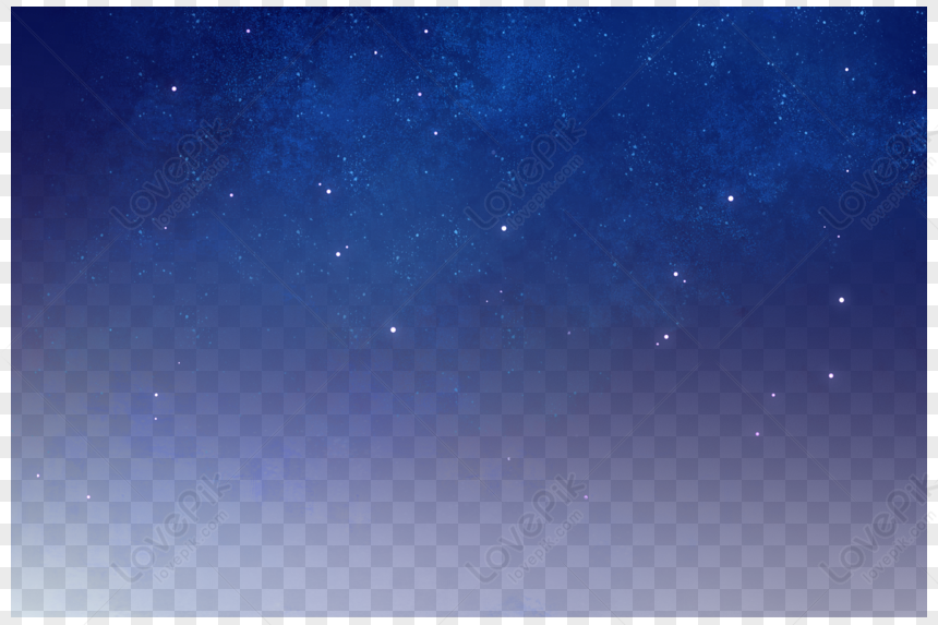 Blue Tanabata Dream Stars, Starry Sky, Star River, Dream Star Free PNG ...