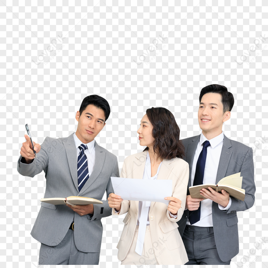 Business Team Discussing Work In Office PNG Transparent And Clipart Image  For Free Download - Lovepik | 401889976