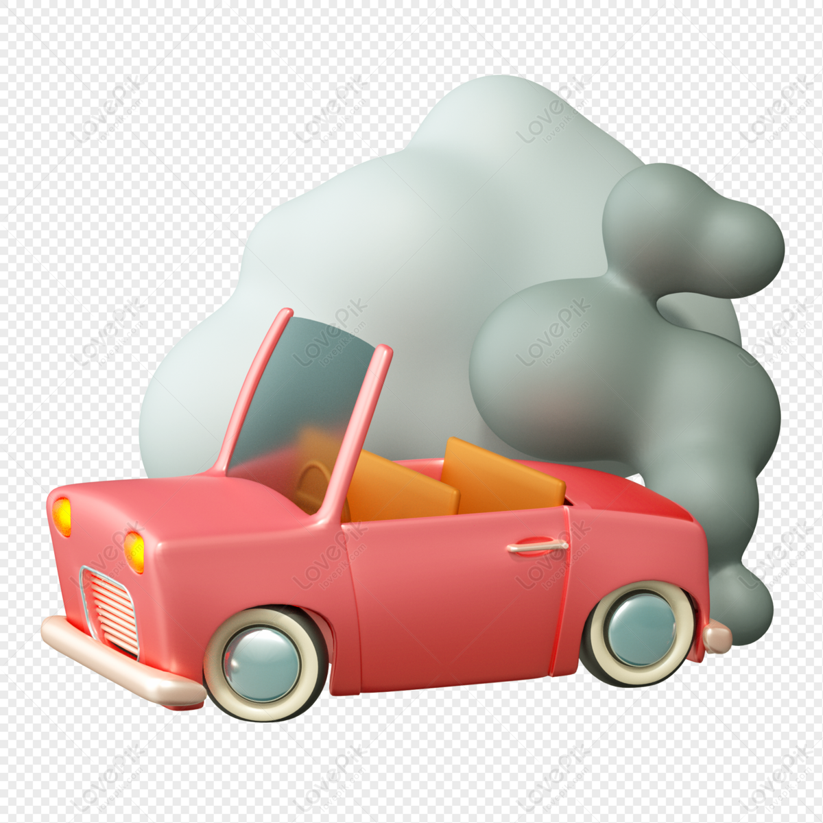 Car Exhaust Gas Pollution Environmental Emissions 3d Model Free Buckle  Element PNG Transparent Background And Clipart Image For Free Download -  Lovepik | 401950380