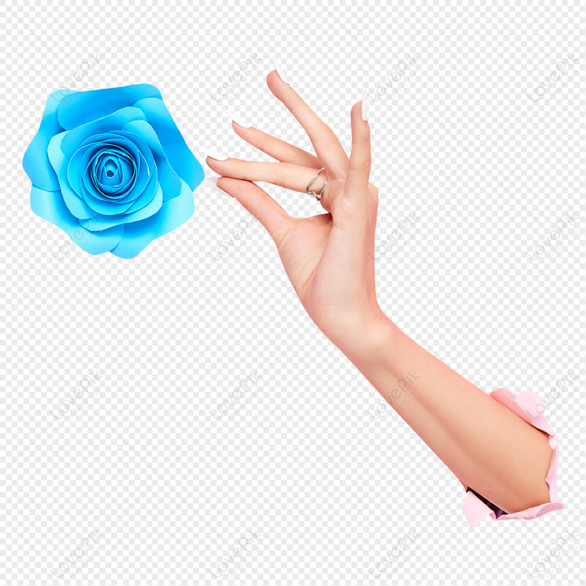 manicures clipart flowers