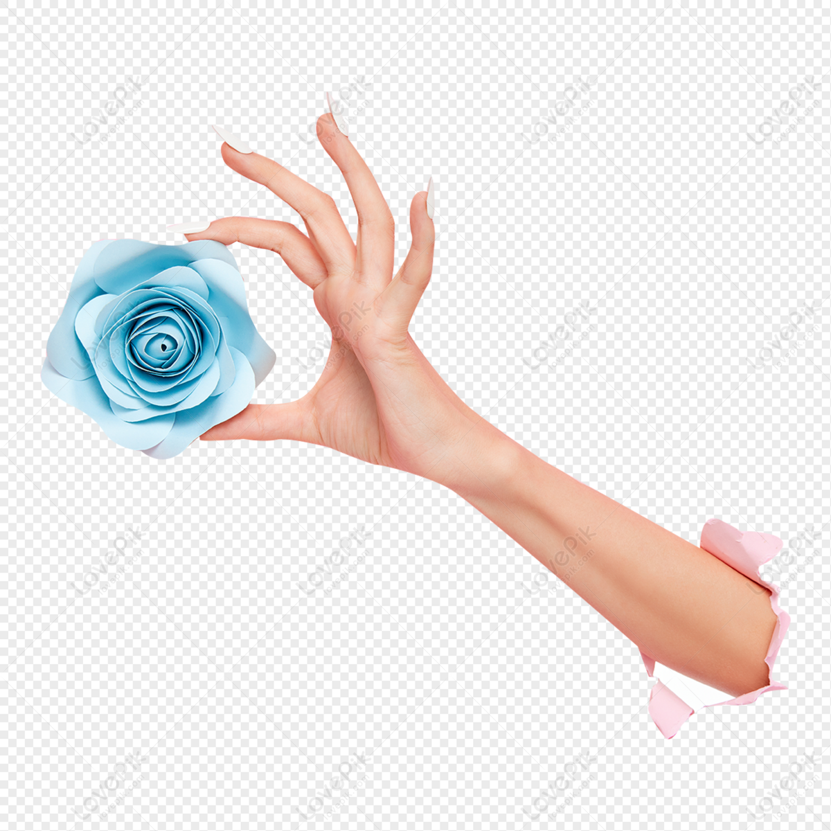 manicures clipart flowers