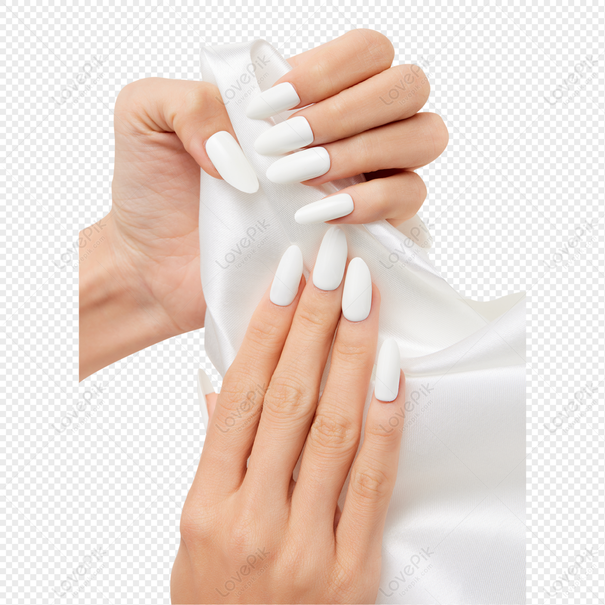 Fashionalble Acrylic Nails Png Free Download, Transparent Png - kindpng
