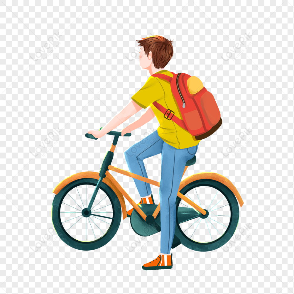 Cycling Boys PNG Images With Transparent Background | Free Download On  Lovepik