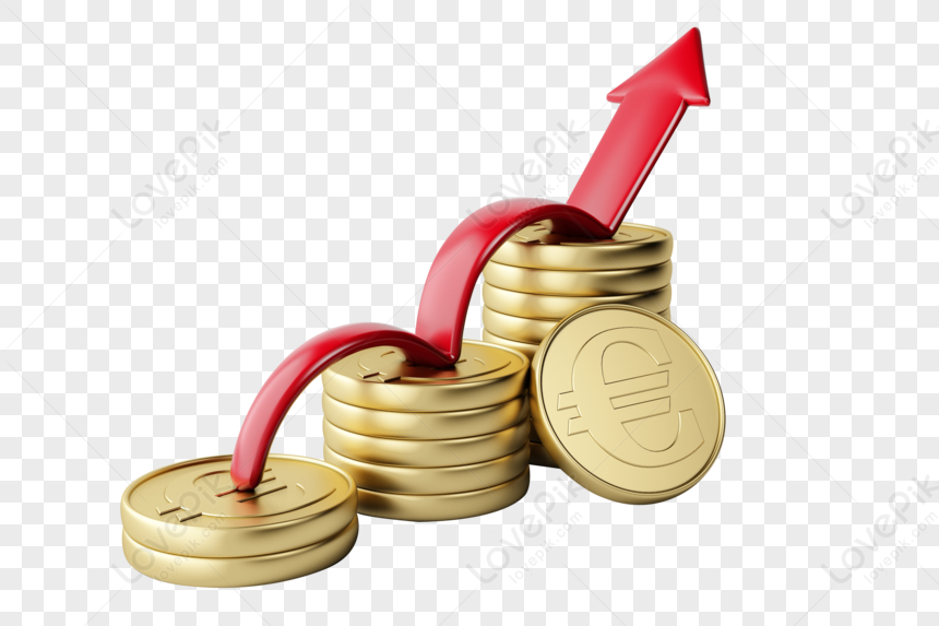 Euro Investment Growth, Material, Arrow, Euro 3d PNG Image And Clipart ...