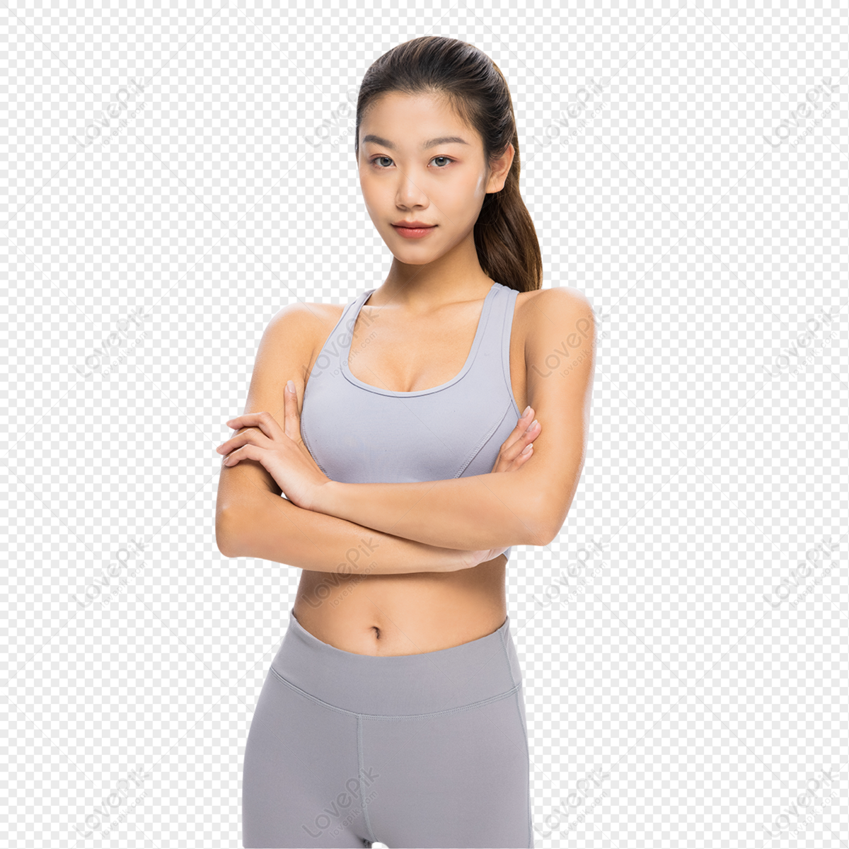 Asian gym. Asian Gym girl PNG.
