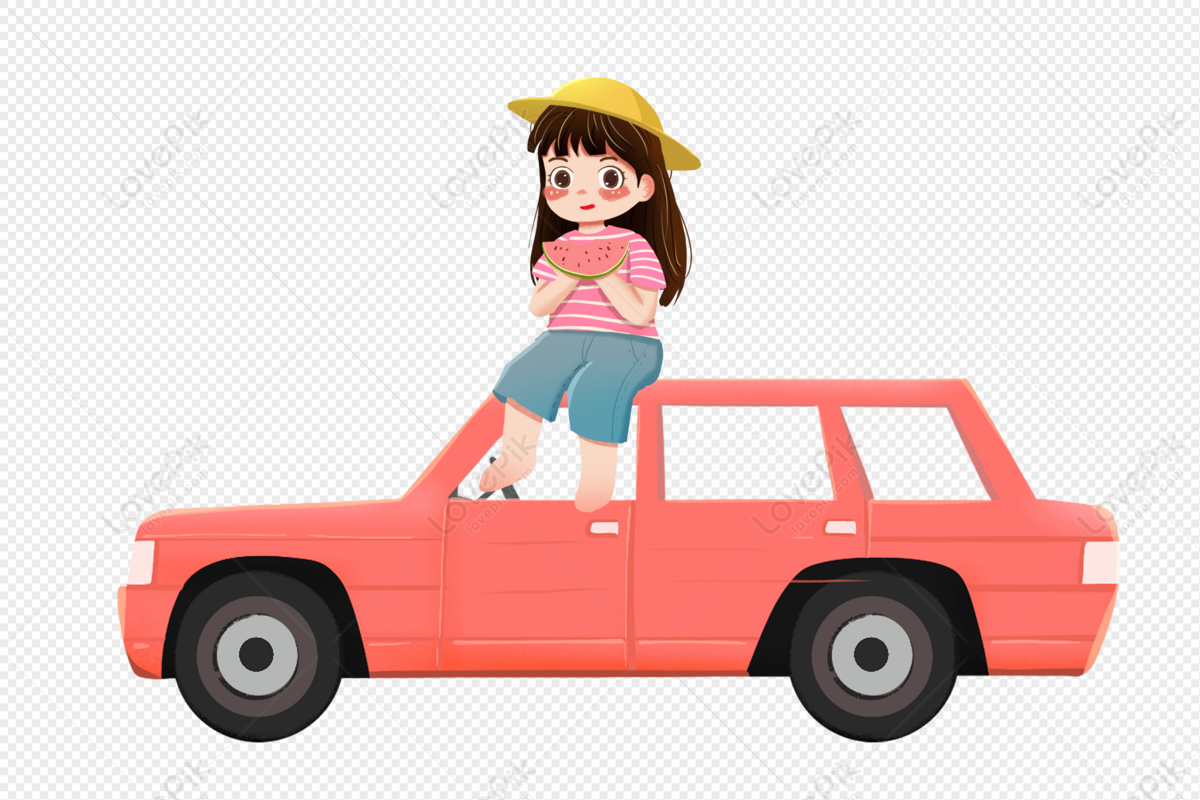 Girl Driving A Trip PNG Transparent Image And Clipart Image For Free  Download - Lovepik | 401951637