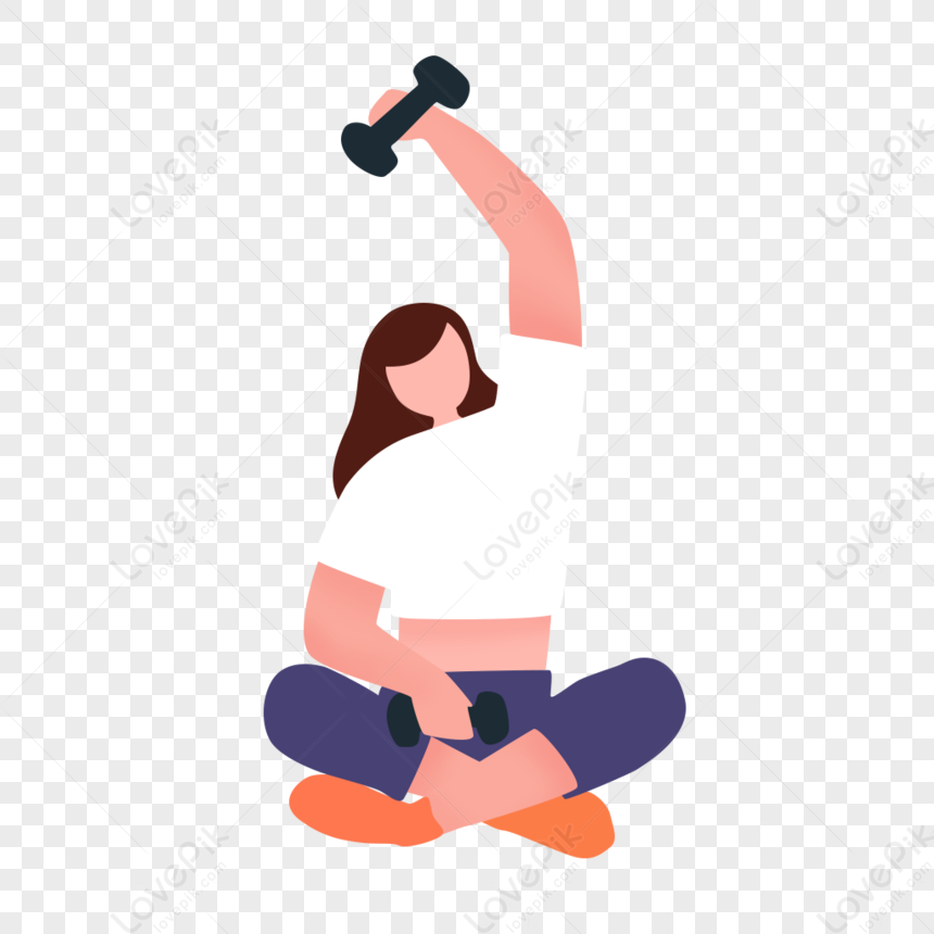 Girl Exercising PNG Free Download And Clipart Image For Free Download ...