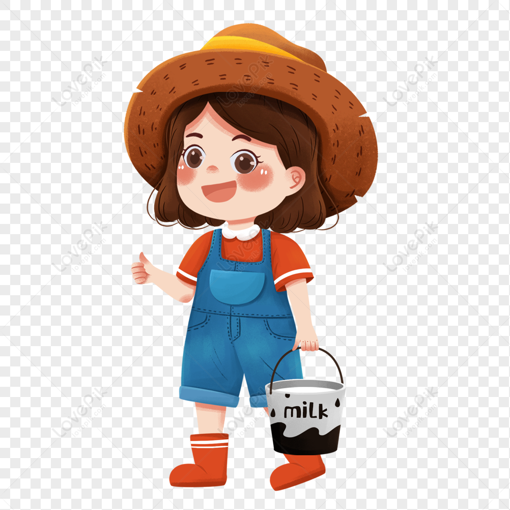 Girl With Milk, Girl, Girl, Milk PNG Transparent Background And Clipart ...