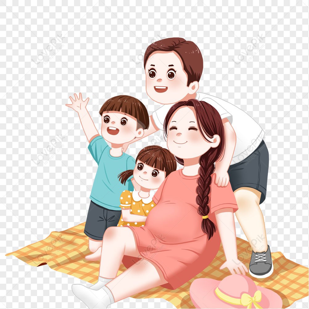 Masayang Pamilya Larawannumero Ng Graphicsformat Ng Larawan Png 