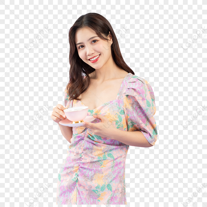 Image Of Fashionable Elegant Women Drinking Tea PNG Image and PSD File For  Free Download - Lovepik | 401874868