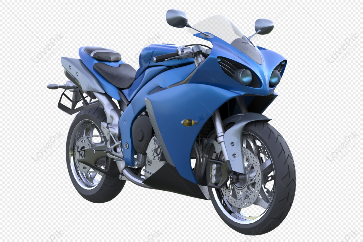 Azul Moto Azul Moto Dos Desenhos Animados Carro Azul PNG