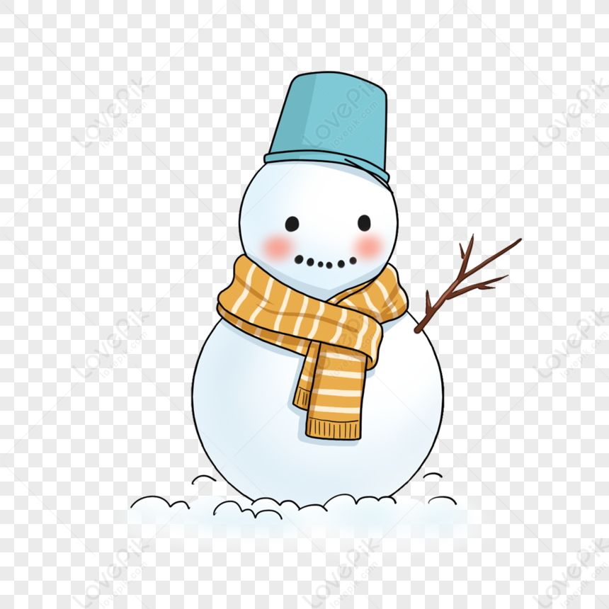 Snowman In Winter, Snowman, Light Snow, Winter PNG Image Free Download ...