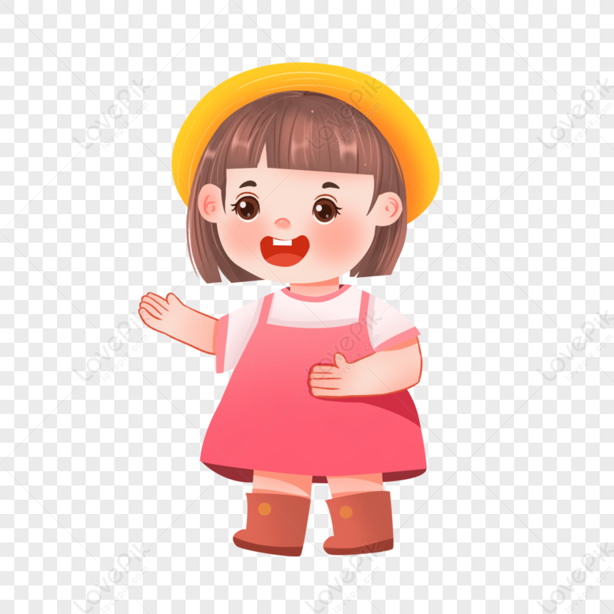 Summer Little Girl, Litte Girl, Child, Little Girl PNG Image And ...