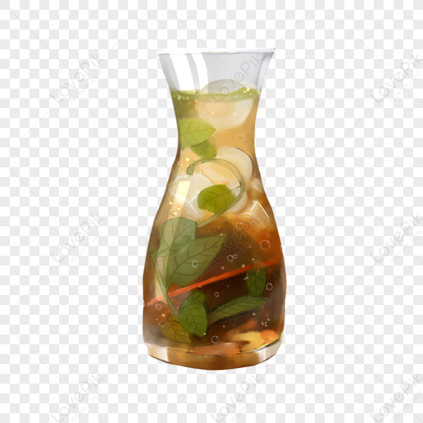 Iced Tea Pitcher PNG, Vector, PSD, and Clipart With Transparent