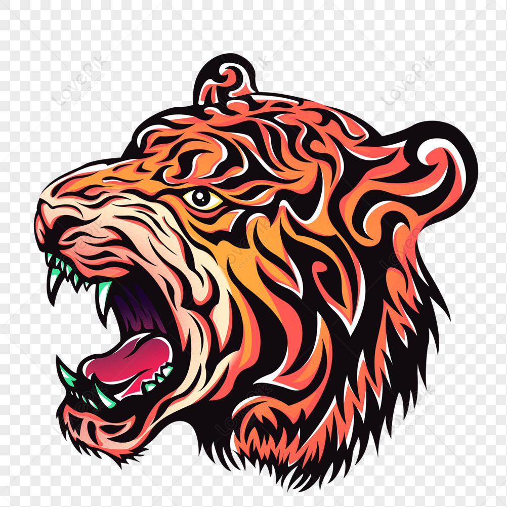 Tiger head png images | PNGWing