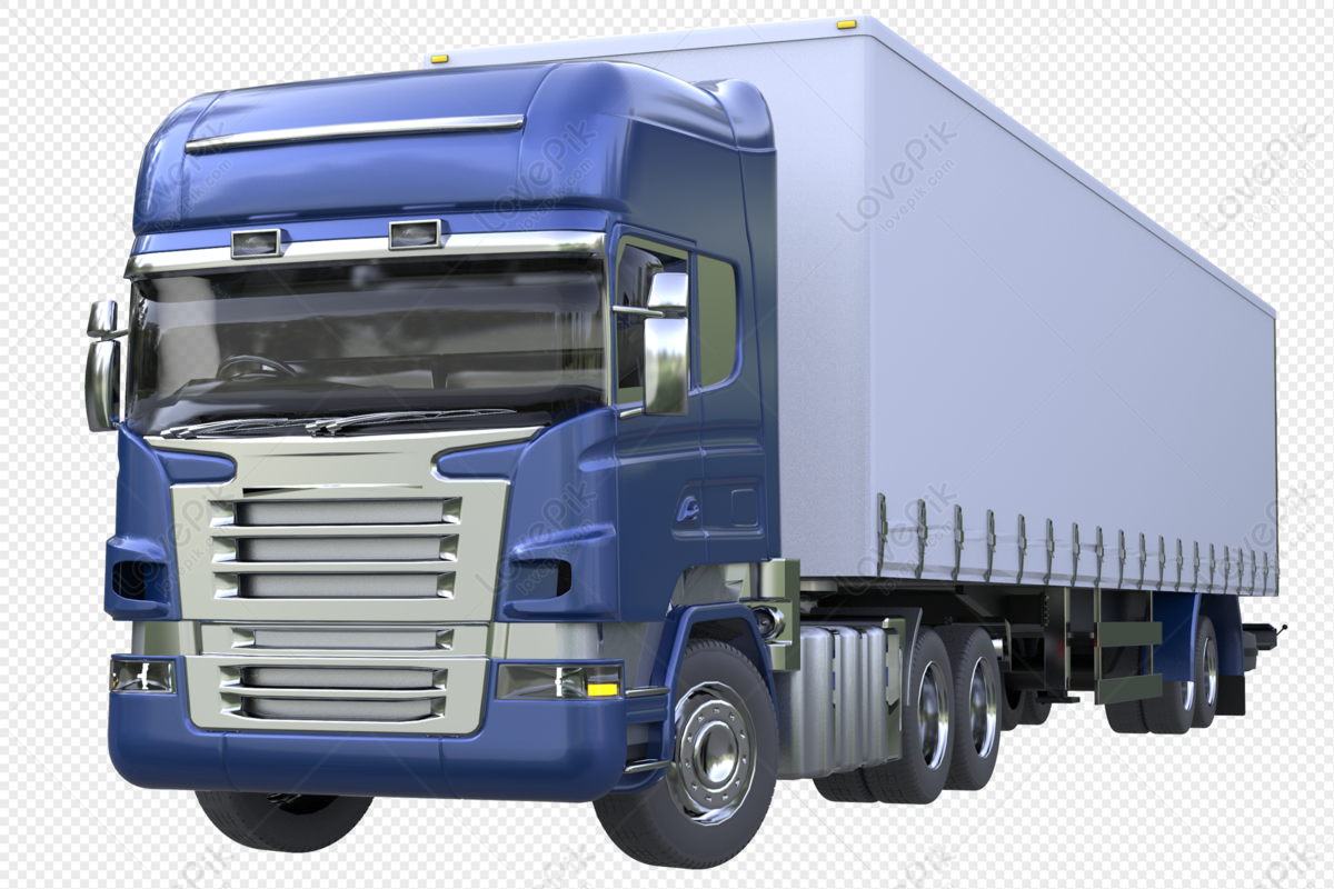 Truck 3d Model, Truck 3d, 3d Model, 3d PNG Image And Clipart Image