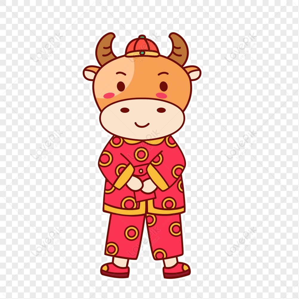 Year Of The Ox Blessing PNG Transparent And Clipart Image For Free ...