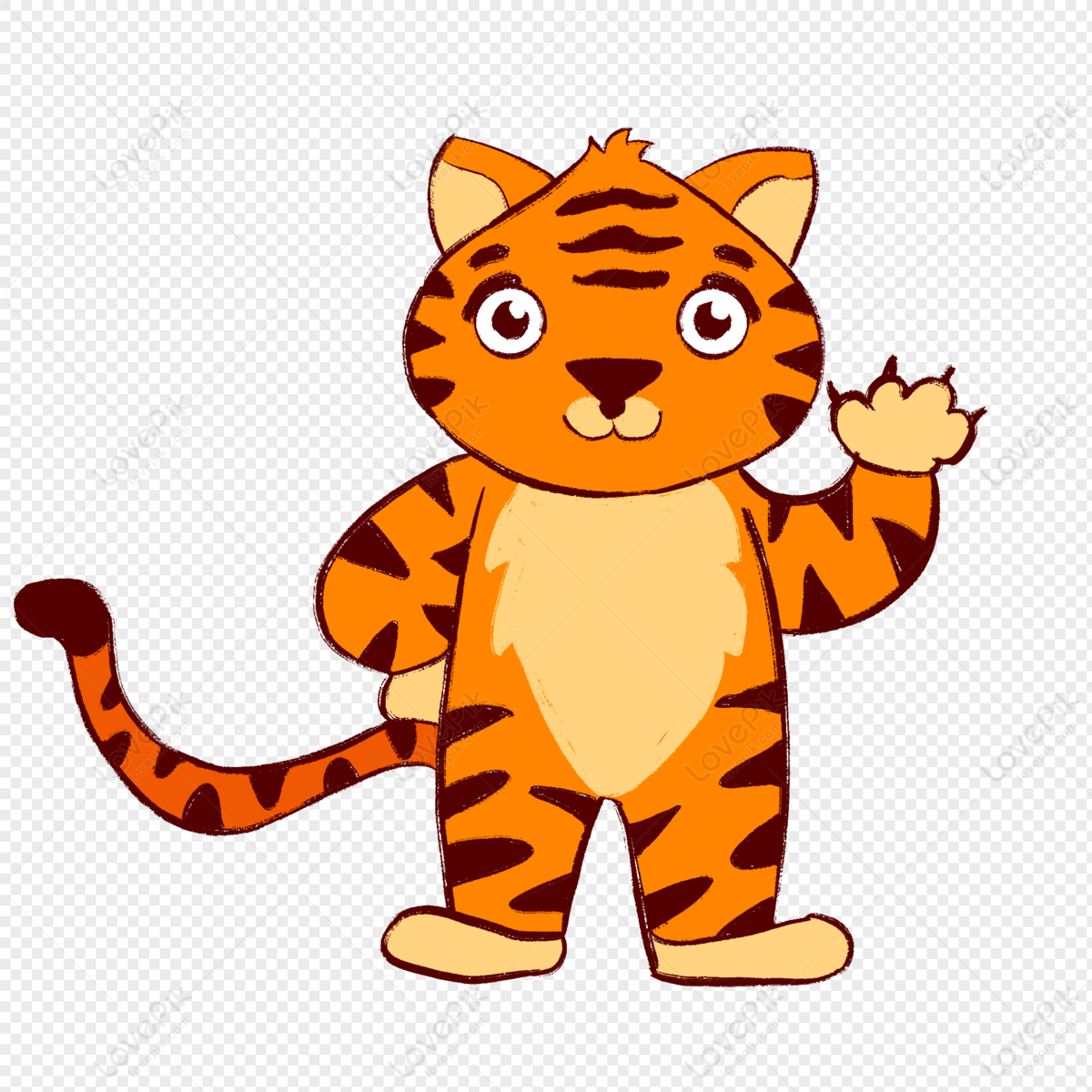 Cartoon Tiger PNG Images With Transparent Background | Free Download On  Lovepik