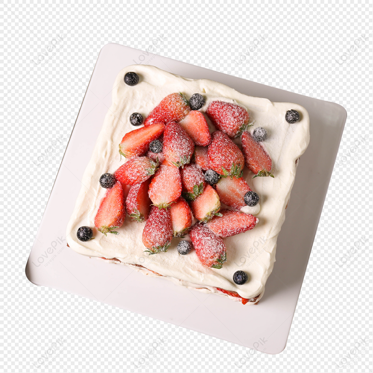 Delicious Cake Hd Transparent, Red Cake Strawberry Cake