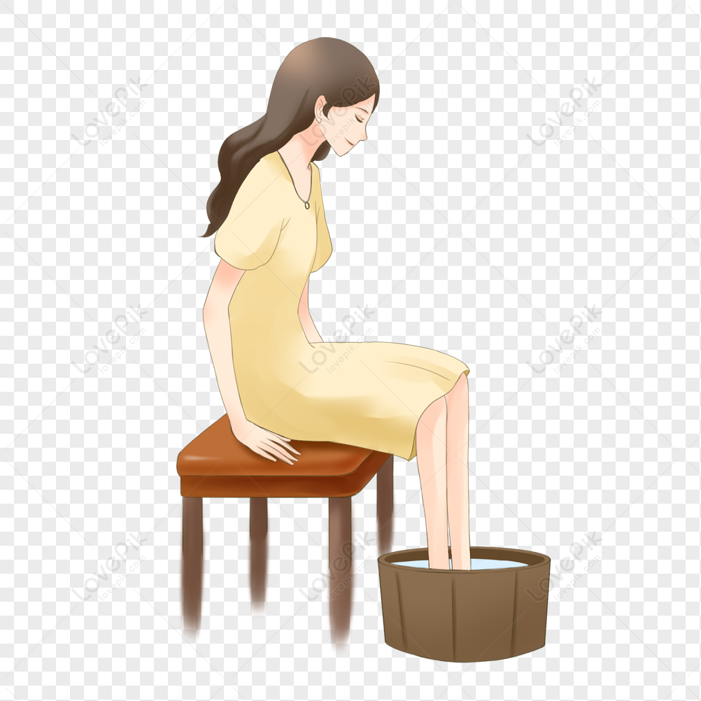 Foot Soaked Woman, Female Sex, Soak, Foot Soaking PNG White Transparent And  Clipart Image For Free Download - Lovepik | 402012902