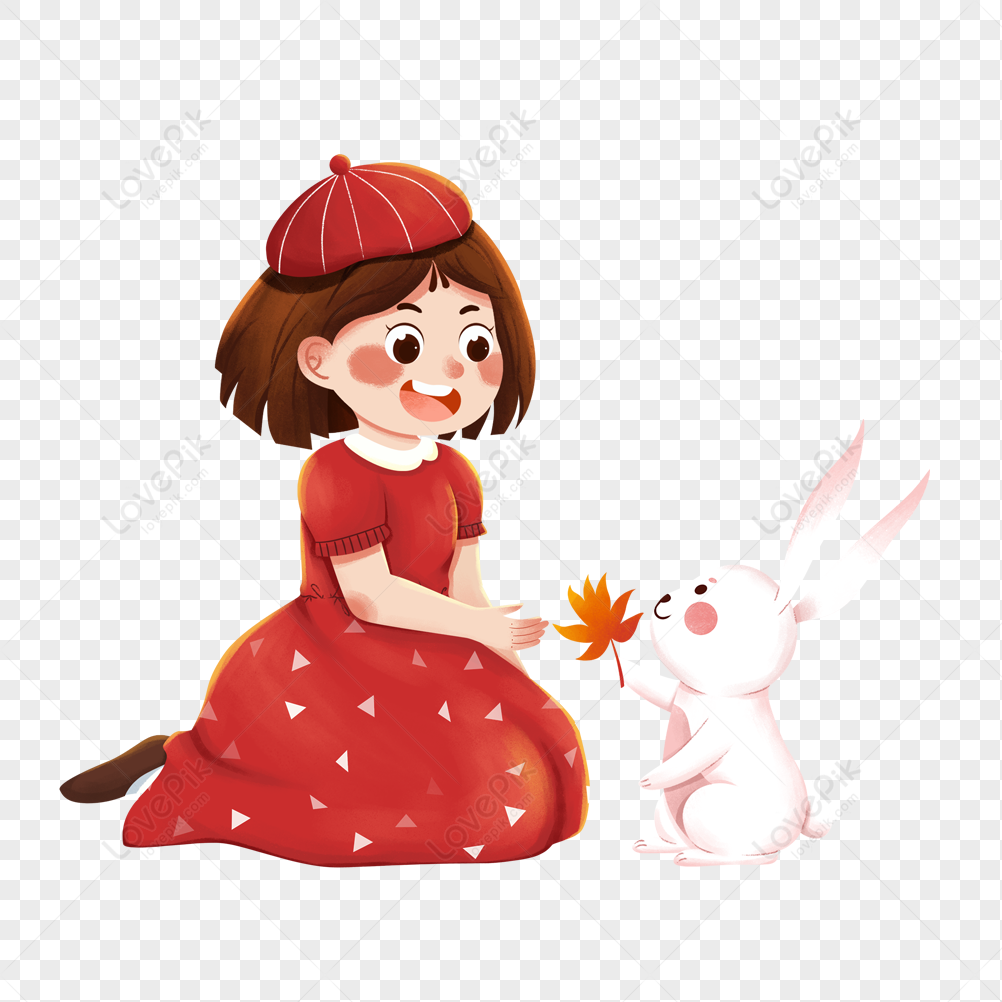 Que Menina Pintar Desenhos Animados Papel PNG , Coelho, Desenho Animado,  Menina Imagem PNG e PSD Para Download Gratuito