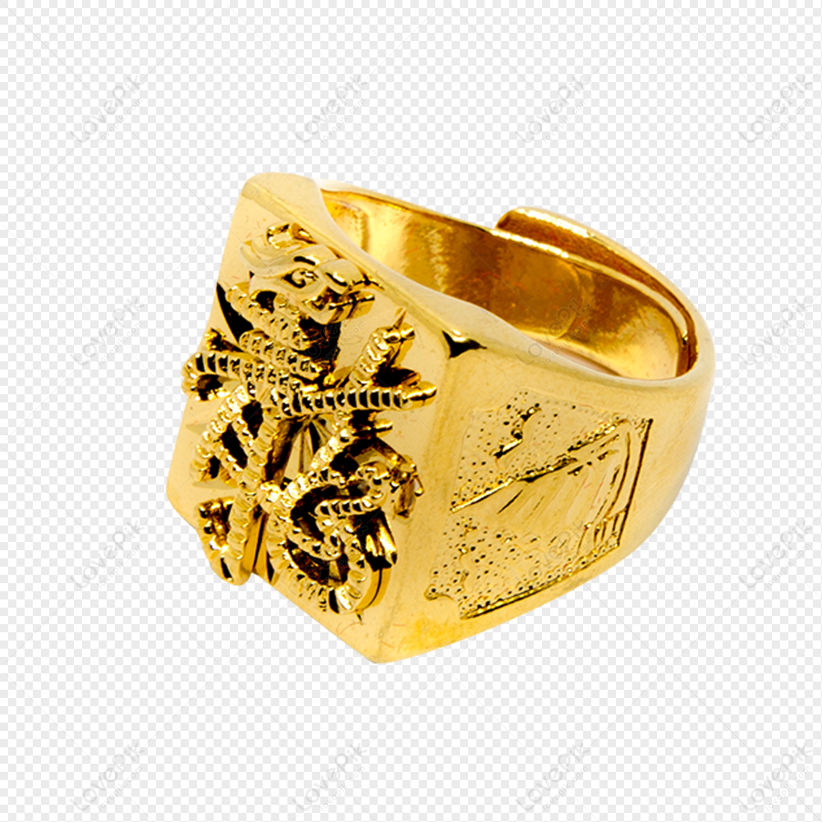 wedding Ring, Wedding decoration, Wedding, Jewellery gold, Marriage, Love  Ring, Wedding Ring With Flower, Ai Generated 26802244 PNG
