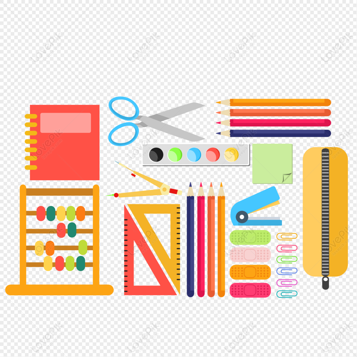 Notebook Pencil Learning Tools PNG Transparent Background And Clipart ...