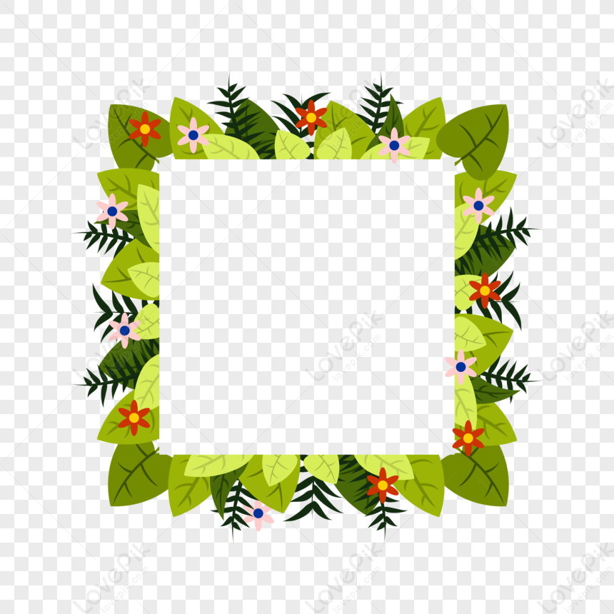 Green Plant Border PNG Transparent And Clipart Image For Free Download ...