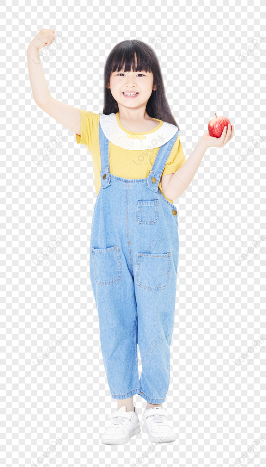 Girl With Apple PNG Image And Clipart Image For Free Download - Lovepik ...