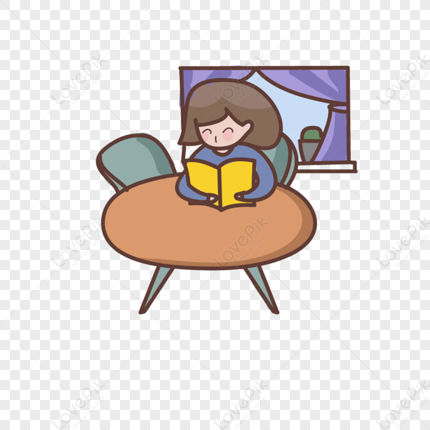 Reading, Book Simple, Girl Reading, Book Reading Free PNG And Clipart ...