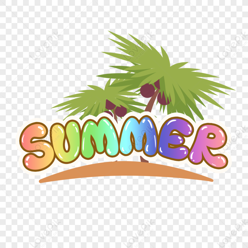 Summer Art Word Free PNG And Clipart Image For Free Download - Lovepik ...