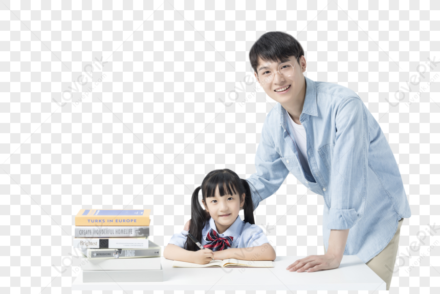 Teacher And Student Study Together, Teacher, Male, Graduation PNG ...