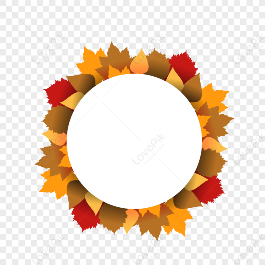 Autumn Border PNG Transparent And Clipart Image For Free Download ...