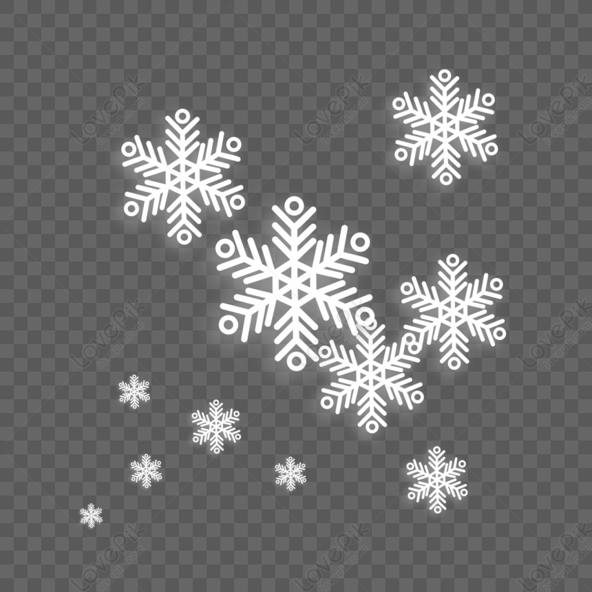 6 sided snowflake clipart