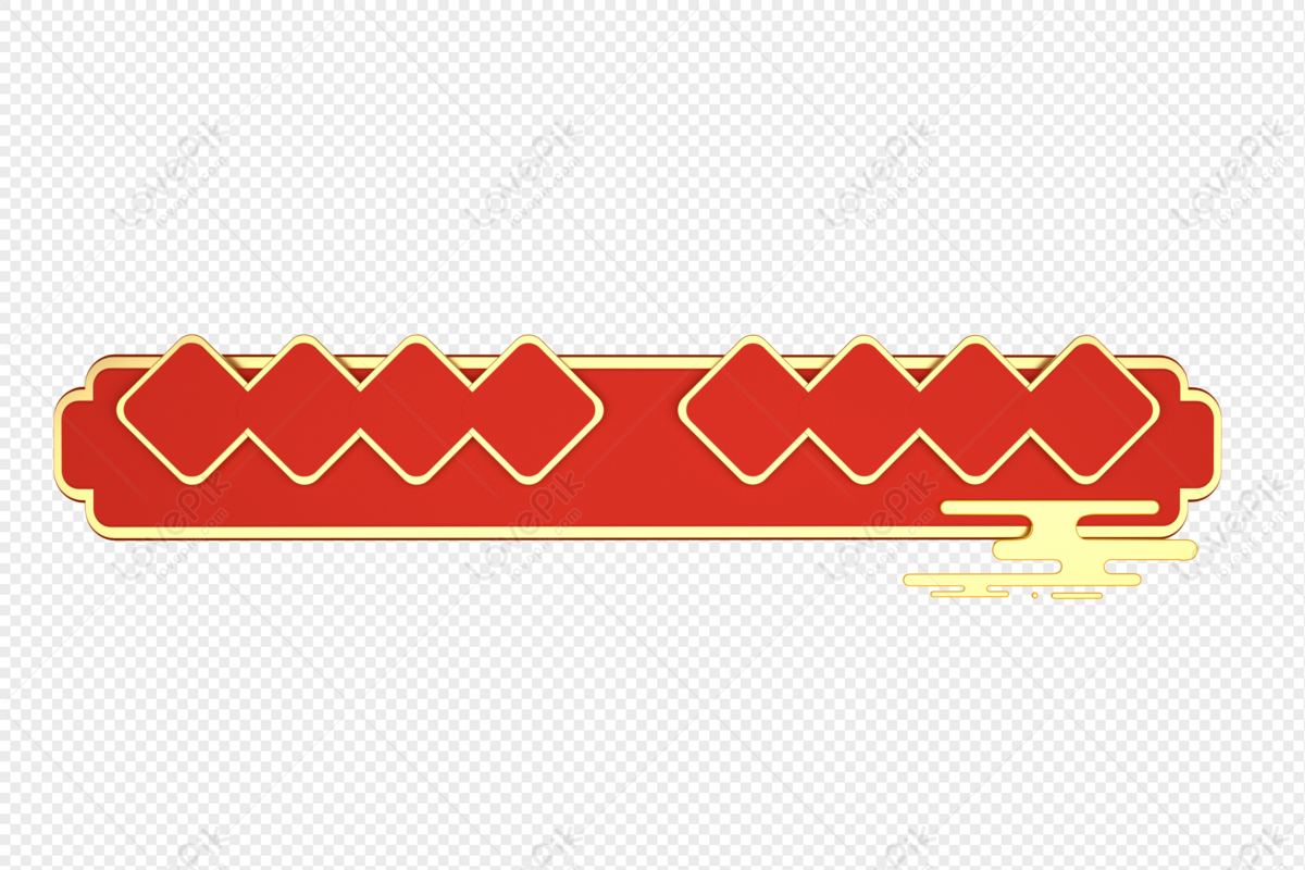 Chinese Style Festive Promotion Label Border PNG Picture And Clipart ...