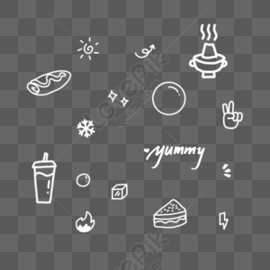 Doodle Food PNG Images With Transparent Background | Free Download On  Lovepik