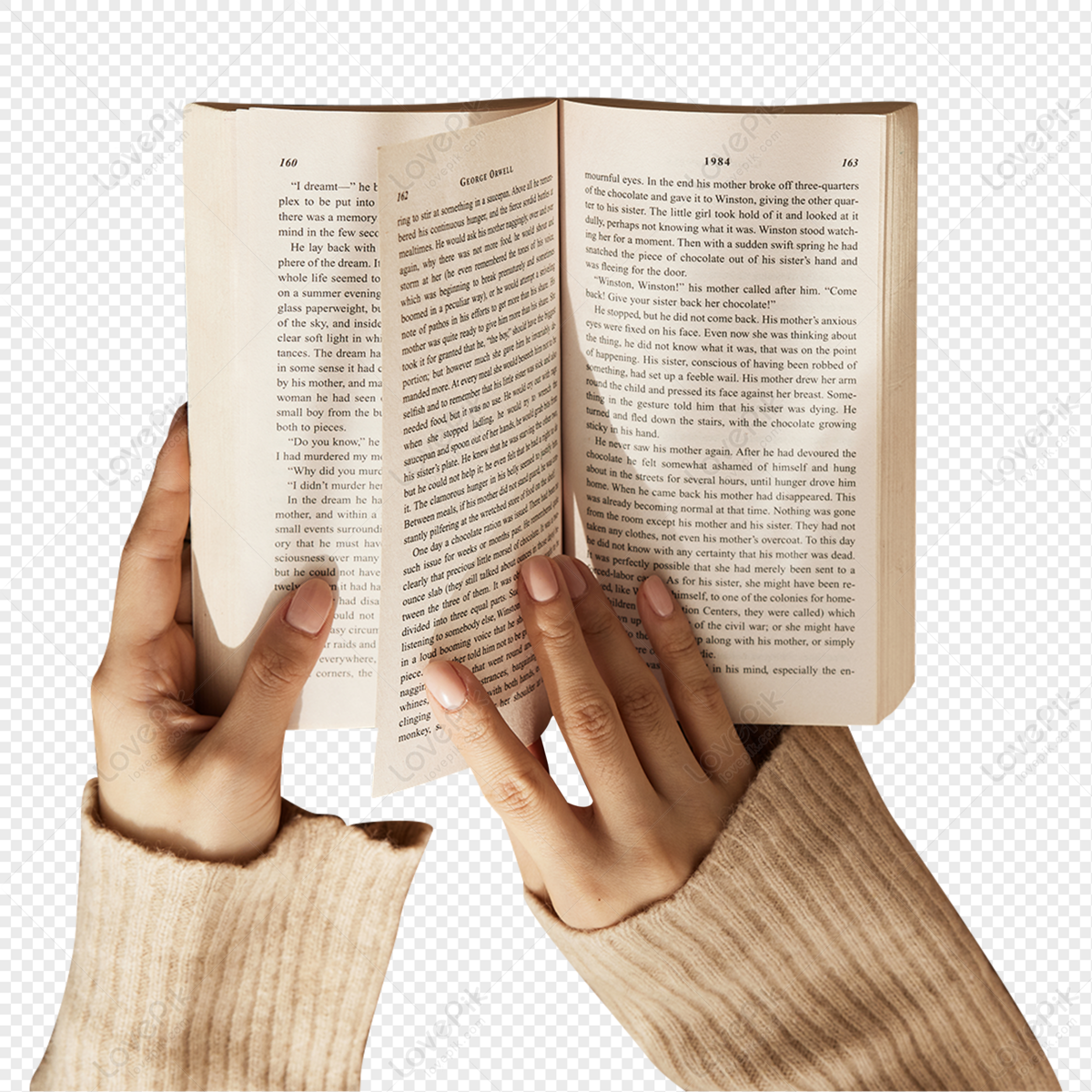 Reading books, material, book, free element png image