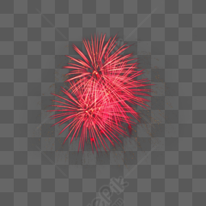 red firework png