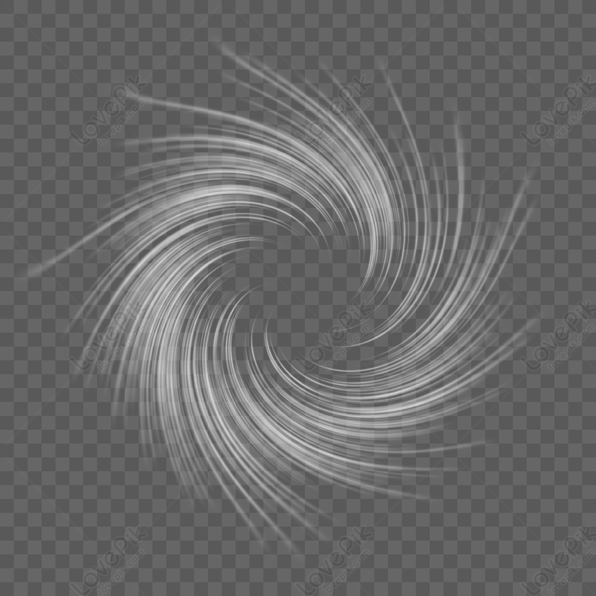 Twisting Light Effect, Design Group, Gray White, Rotation PNG ...